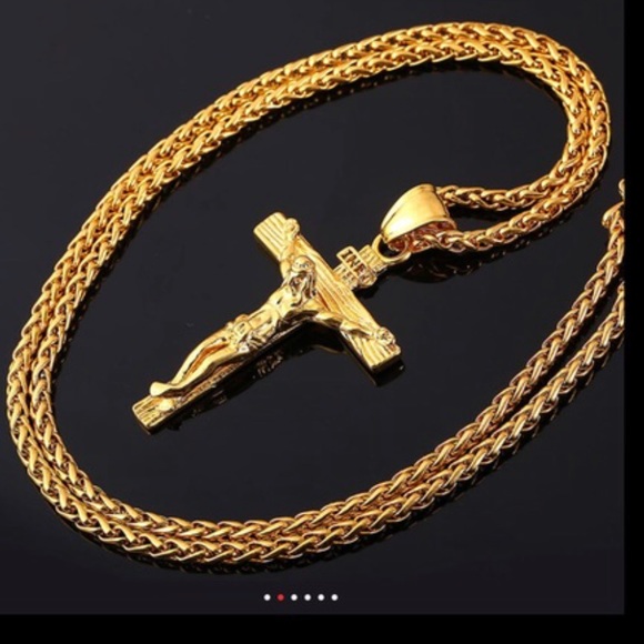Jewelry - Yellow gold filled Cross Necklace
